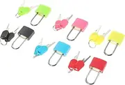 LIFKOME 6 Sets Colored Mini Padlocks with Keys Luggage Diary and Backpack Lock for Home and School Use for Travel and Storage