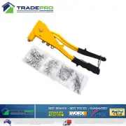 Rivet Gun Heavy Duty Industrial MedalTech Aust 1/8 3/32 5/32 3/16 Pop 60pc Kit