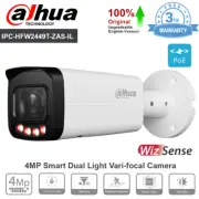Dahua IPC-HFW2449T-ZAS-IL 4MP Color 5x Zoom WizSense IP Camera POE Smart-Light