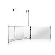 Nevenka 3 Way Mirror with Height Adjustable Hook for Makeup Hair Styling