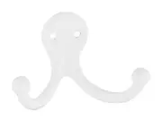 National Hardware N248-385 35 lbs. Capacity 2-Clothes Hook 2.93 L x 2.19 H in.