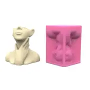 Abstract Portrait Vase Mould Unique Vase Molds Plant Pots Home Decorations Craft