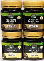 4 Jars Mother Earth 100% New Zealand Manuka Honey UMF 10+ 8.8 oz each