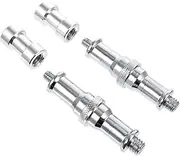 Vaguelly 2Sets Thread Screw Adapter Converter for Tripod and Light Stand Durable Screw Nut Quick Release Plate Compatible with Sports Cameras Total