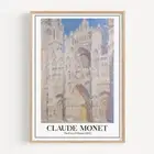 Claude Monet - The Cour d'Albane, 1892 Exhibition Art Poster Print.