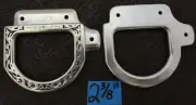 Jeremiah Watt Saddle Maker Hardware Rear Cinch Plate Dees Horse Billet Set Black