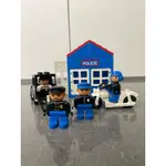 LEGO DUPLO 2672 樂高 得寶 警察局 警察 警察車 犯人 1991年絕版