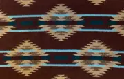 Pendleton Wool Fabric, 18” X 32”, Native American Design, Heavy-Weight