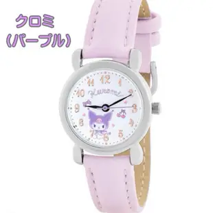 日本代購 酷洛米現貨 紫色 Sanrio 三麗鷗 Kitty 美樂蒂 酷洛米  大耳狗 布丁狗 卡通錶 兒童錶 成人手錶