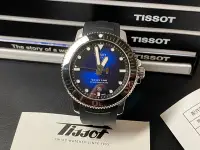 在飛比找Yahoo!奇摩拍賣優惠-Tissot seastar powermatic 80 漸