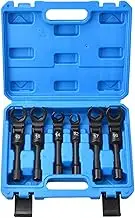Crowfoot Wrench Set - Flare Nut Wrenches Spanners | Flare Nut Wrench Set | Small Torque Wrench | Flexible Crowfoot Wrench | Vanadium Steel Crows Foot Wrench Tools For Car Repair With Organizer Box