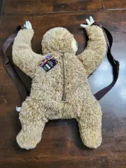 Plush Sloth Backpack Adjustable Straps Hobby Lobby Stuffed 22" New With Tags