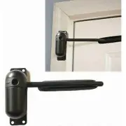 Self-Closing Door Solution, Fully Adjustable Safety Spring Door Closer for Right Left Handed Doors, Automatic Door Closer with Adjustable Locking