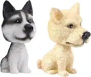 VANZACK Car Dashboard Accessories Cute Vehicle Gadgets Mini Animal Figure Decor Shaking Head Ornament Car Interior Decorations