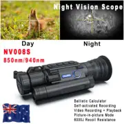 PARD NV008S Night Vision Scope Riflescope Ballistic Calculator Rangefinder