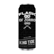 King Tide Flask Of Zorro Black IPA 500ml Can