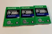 Fujifilm FP-3000B Professional Black & White Instant Film EXP 12/2014 3 Boxes