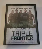Triple Frontier Netflix Film Print Ad 2019 Framed 8.5x11