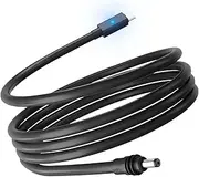 Starlink Mini Cable - 140W USB C to DC Power Cable with Indicator Light 16AWG USB Type-C Charging Cord Work with 60W+ PD for Reliable Waterproof Starlink Mini Accessories (5M/16.4FT)