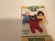 Uncut Cabbage Patch Kids 16" doll clothes pattern 6507 PJs pajamas nightgown