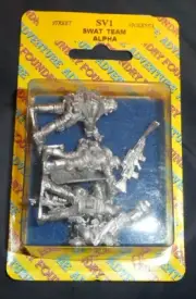 Foundry Adventure - Street Violence - SWAT TEAM ALPHA - NEW SEALED 5 Miniatures