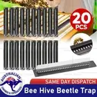 20x Small Bee Hive Mite Beetle BeeHive Trap Beekeeping Equipment Tools Black AU