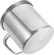 Cabilock Stainless Steel Cup with Handle and Lid Double Wall Insulated Water Mug for Coffee and Tea for Outdoor Activities and Family Use