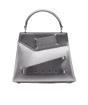 Maison Margiela Snatched Small Handbag One size metallic gray