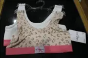 NEW CALVIN KLEIN GIRLS COTTON PULLOVER BRA TOPS SET x2 WHITE PINK SIZE 6