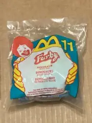 2000 FURBY PLUSH MCDONALDS HAPPY MEAL TOY - DINOSAUR #11
