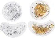 4pcs Gel Pads Gel Gel Eye Gel Eye Covers for Facials Under Eye Patches Eye Pads for Dark Circles Sequins Gel Eye Pads Gel Patches Anti-aging Bag Remover