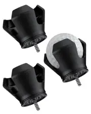3 Pack 3-Prong Golf Ball Retriever Grabber Pick-Up Claw Picker Upper Grabber