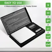 Gram Scale, Mini Scale Digital Pocket Scale 100g x 0.01g Food, Jewelry, Kitchen