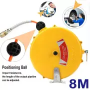 Auto Mini Retractable Air Hose Reel Rewind Compressor Wall Mountable Air Line