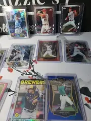 Baseball card lot *inserts refractors* Shohei Ohtani , Mike Troup , Yelich , kc