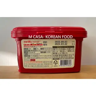 M CASA - 韓國 CJ 韓國辣椒醬 辣椒醬 辣醬 고추장 Gochujang 500克/1公斤