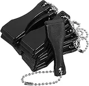 TOYANDONA 20pcs Scratchboard Tools Plastic Card Scraper Keychain Ticket Scratcher Remover Portable Lotto Scratcher for Artists Scratch-Off Cards Plastic Label Removal