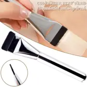 Makeup Brush Flat Angled Wood Liquid Foundation Powder Cream Contour Blend EC