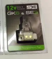 Genuine 12v S/E Replacement Globe & Connector-Suits SE3 & GK6 Model Pool Light