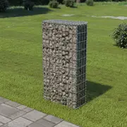 Gabion Wall with Covers Galvanised Steel 50x20x100 cm vidaXL
