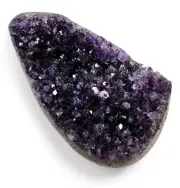 Amethyst Polished Edge Geode A-Grade Brazil 1lb.