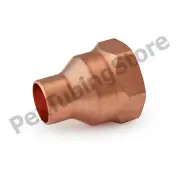 1/2" C x 3/4" Female NPT Threaded Copper Adapter