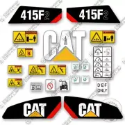Fits Caterpillar 415F2 Decal Kit Backhoe Decal Kit Equipment Decals - 3M Vinyl!