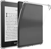 Clear Case for Kindle Paperwhite 12th Generation 2024 and Kindle Colorsoft Signature Edition, Ultra Slim Clear Soft Flexible TPU Cover, Scratch-Proof Protection Back Cover (Transparent, 1 Pcs)