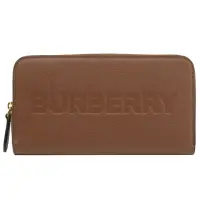 在飛比找momo購物網優惠-【BURBERRY 巴寶莉】經典品牌烙印LOGO小牛皮拉鍊發