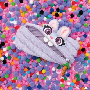【築實精選】ZIPIT美國進口新款 × Bunny Pencil Case 毛茸茸兔子收納袋