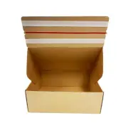 Self Sealing Mailing Box 220x160x77mm Die Cut Kraft Shipping Large Carton