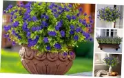 10pcs Artificial Flowers Outdoor - UV Resistant No Fade Fake Flowers, Faux