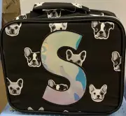 JUSTICE LUNCHBOX PUPPIES INITIAL “S” IRIDESCENT SUPER CUTE!!