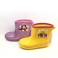 在飛比找蝦皮購物優惠-Disney 迪士尼 米妮 小熊維尼 雨鞋 男童 女童 兒童